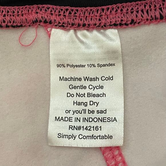 LuLaRoe Jade Capri Leggings Floral Athletic Stretch Women's sz M Pink NEW - Picture 11 of 13